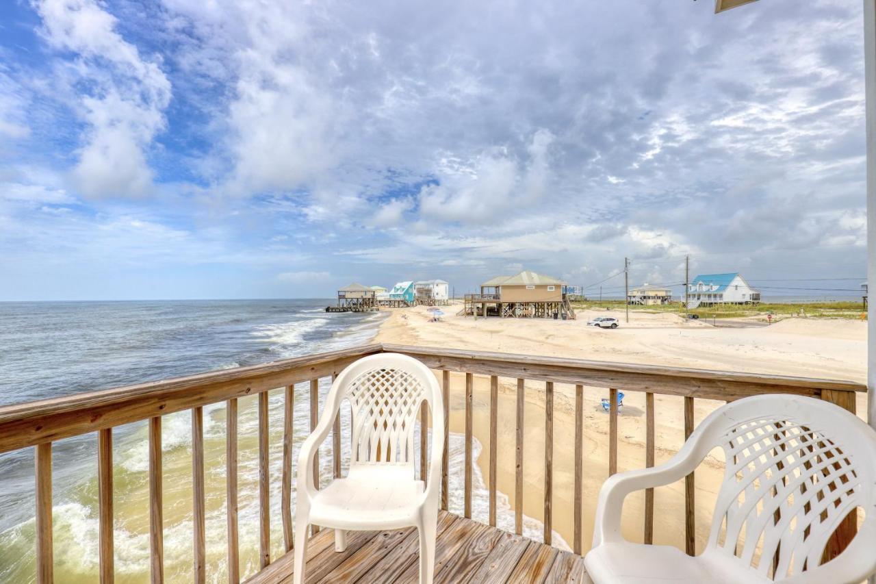 Villa Delphinus - Beachfront! And Pet Friendly! Feel The Ocean Breezed And Hear The Waves Lapping Right At Your Doorstep! Home ドーフィン・アイランド エクステリア 写真