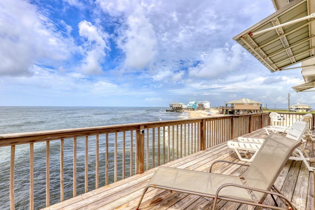 Villa Delphinus - Beachfront! And Pet Friendly! Feel The Ocean Breezed And Hear The Waves Lapping Right At Your Doorstep! Home ドーフィン・アイランド エクステリア 写真