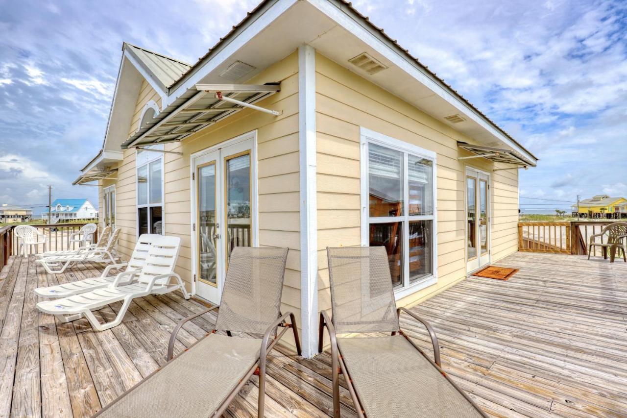 Villa Delphinus - Beachfront! And Pet Friendly! Feel The Ocean Breezed And Hear The Waves Lapping Right At Your Doorstep! Home ドーフィン・アイランド エクステリア 写真