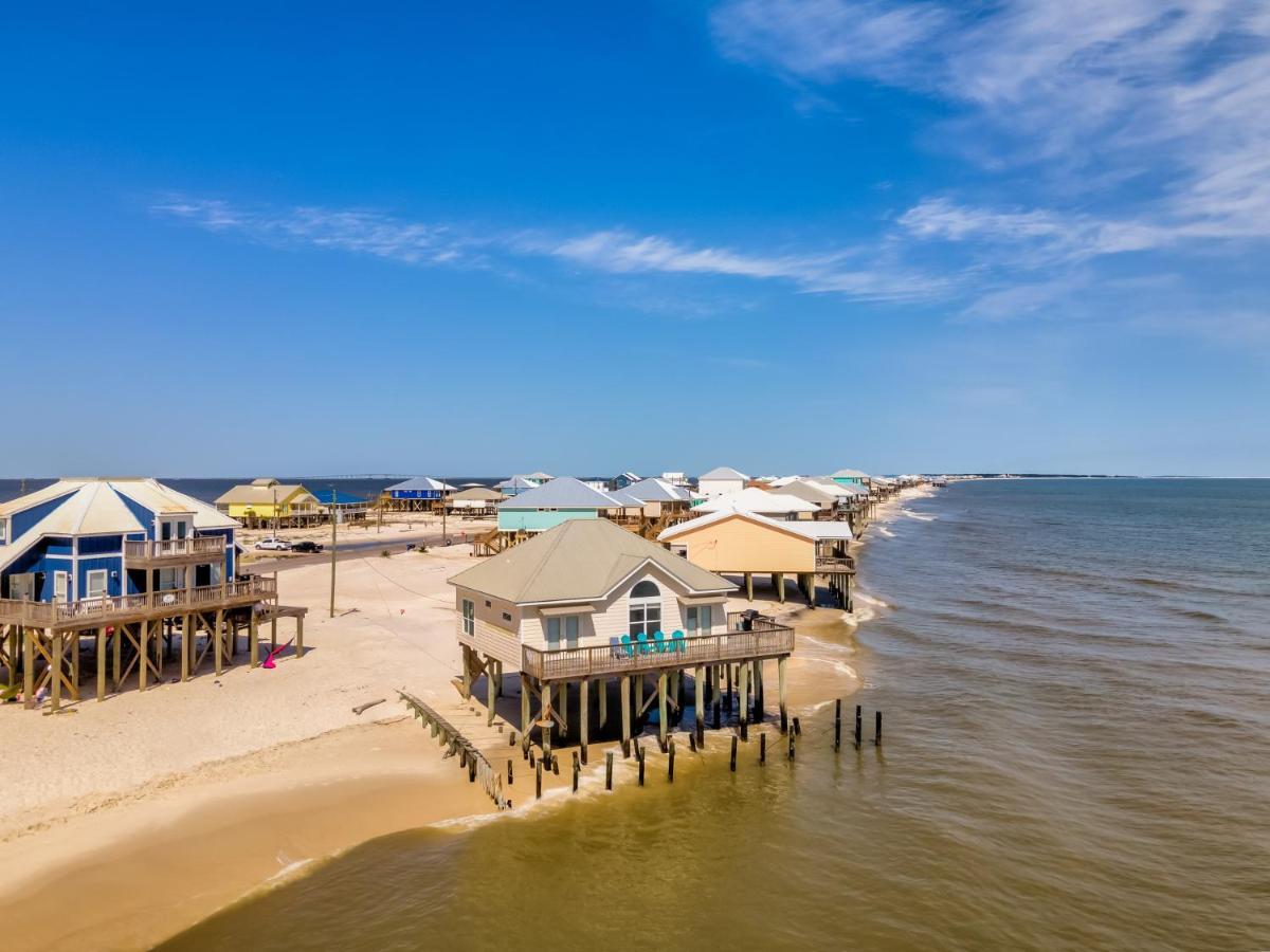 Villa Delphinus - Beachfront! And Pet Friendly! Feel The Ocean Breezed And Hear The Waves Lapping Right At Your Doorstep! Home ドーフィン・アイランド エクステリア 写真